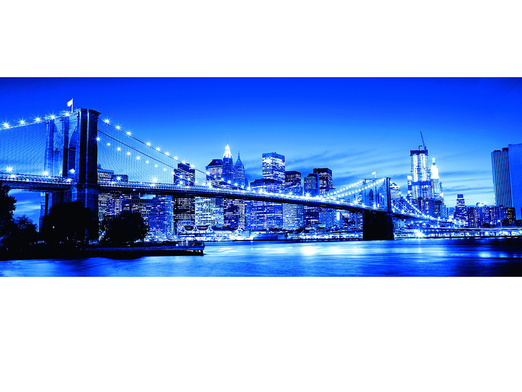 Panoramatické puzzle Súmrak v New Yorku 1000 dielikov