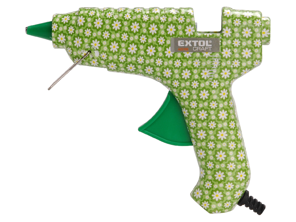 Pištoľ tavná lepiaca, kvetinová, EXTOL CRAFT