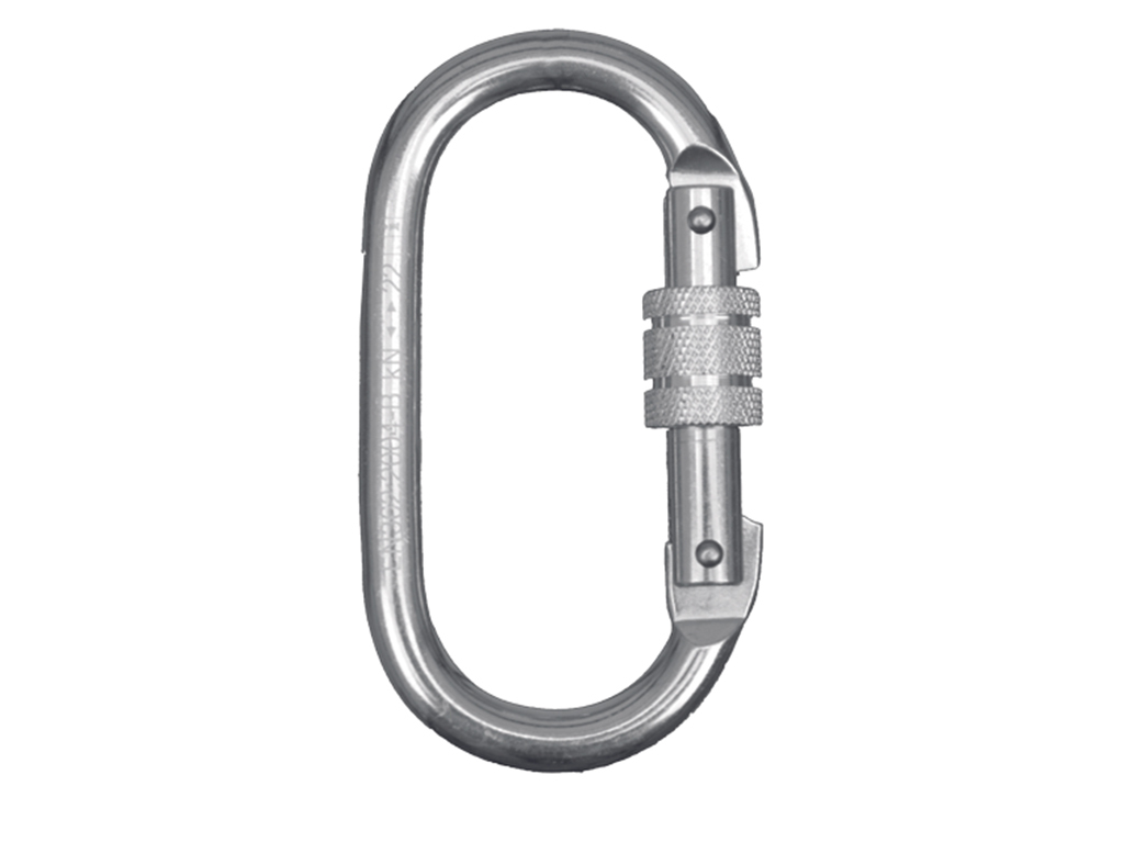Karabína oceľová skrutkovacia FS802, FALLSAFE