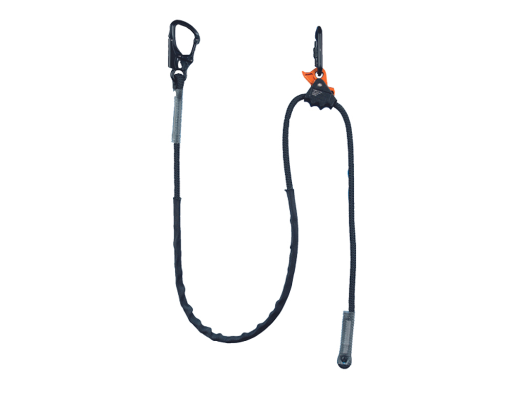 Karabíny polohovacie lanyard GRIPPA, FALLSAFE