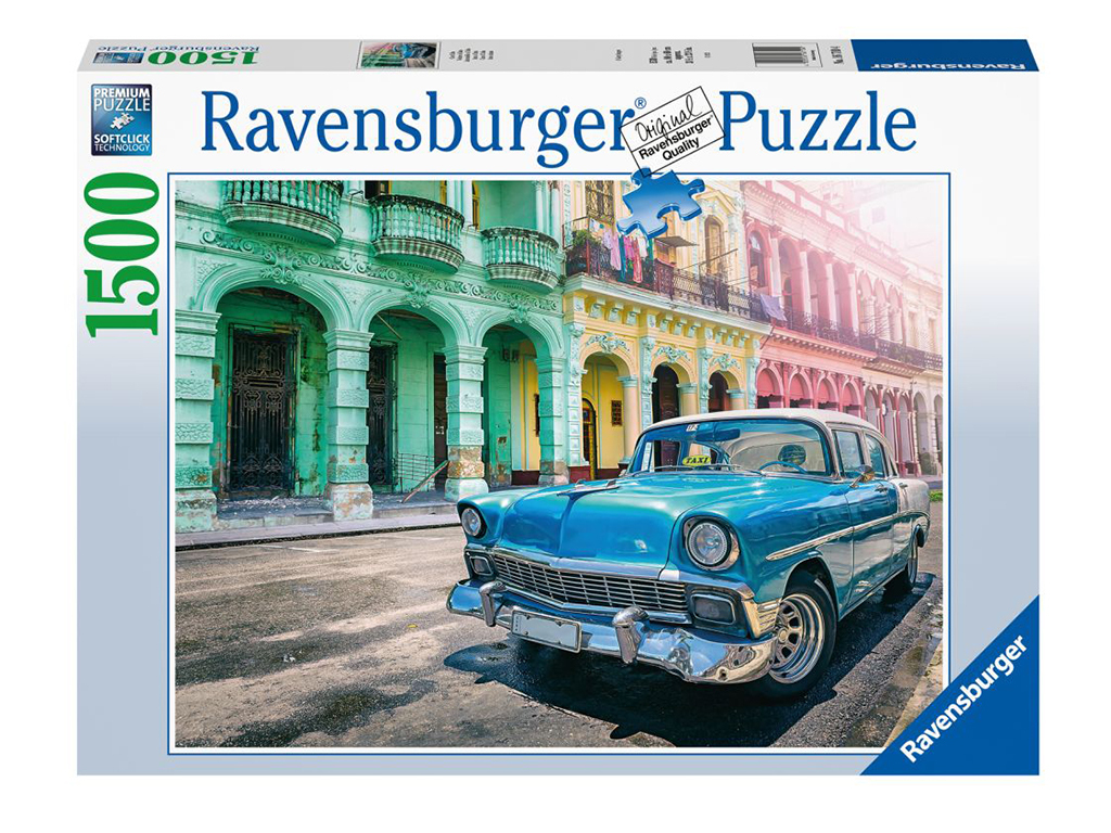 Puzzle Autá na Kube 1500 dielikov