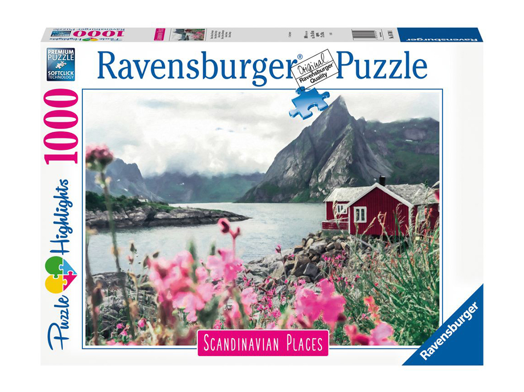 Puzzle Škandinávia Lofoty, Nórsko 1000 dielikov