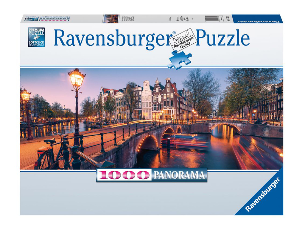 Panoramatické puzzle Amsterdam 1000 dielikov
