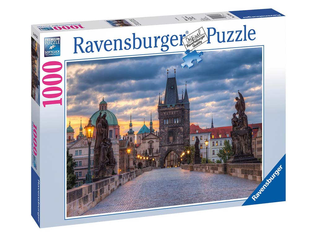 Puzzle: Praha: Prechádzka po Karlovom moste 1000 dielikov