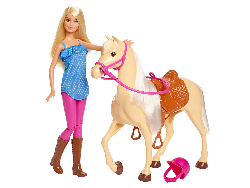 Barbie bábika s koňom, Mattel