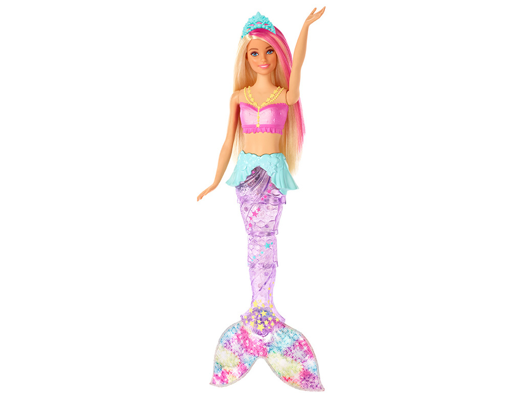 Barbie svietiaca morská panna s pohyblivým chvostom, Mattel