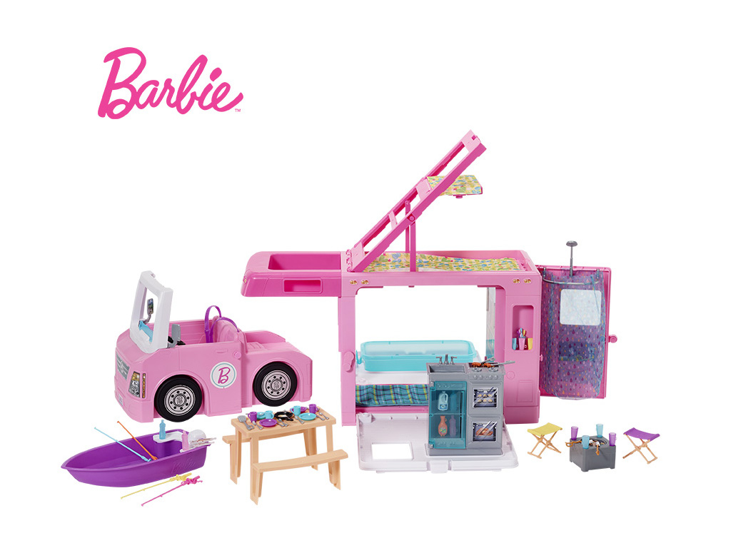 Barbie karavan snov 3v1, Mattel