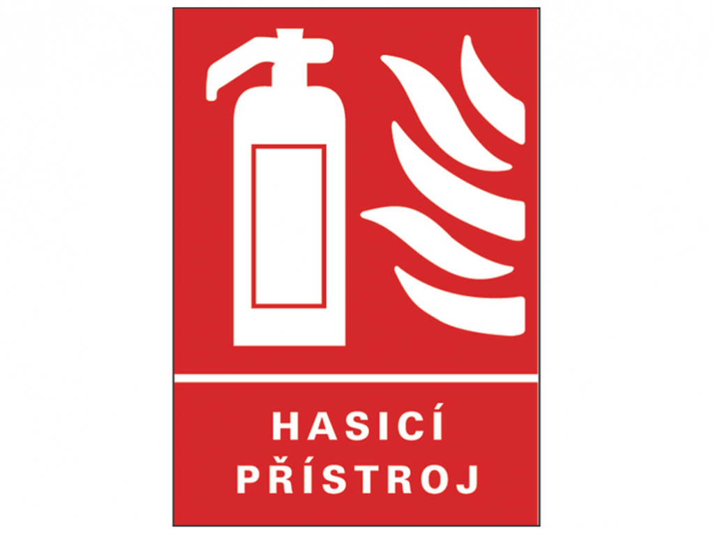 Tabuľka bezpečnostná - Hasiaci prístroj