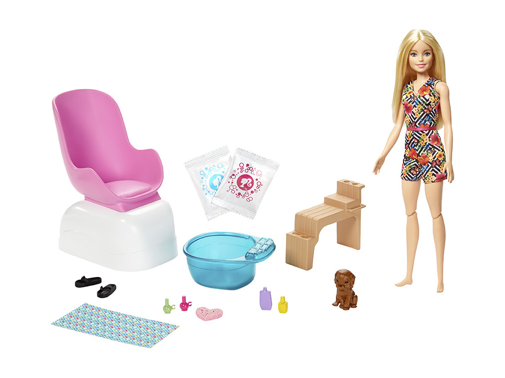 Barbie manikúra/pedikúra herný set, Mattel