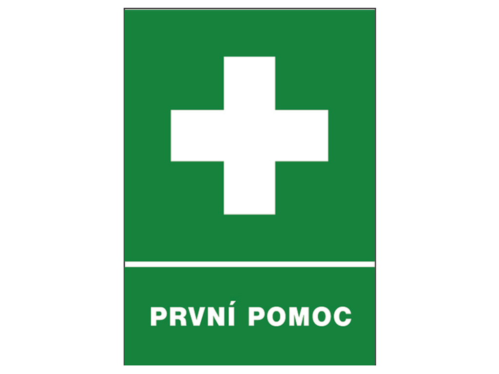 Tabuľka bezpečnostná - Prvá pomoc