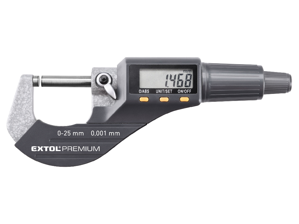 Mikrometer digitálny, EXTOL PREMIUM