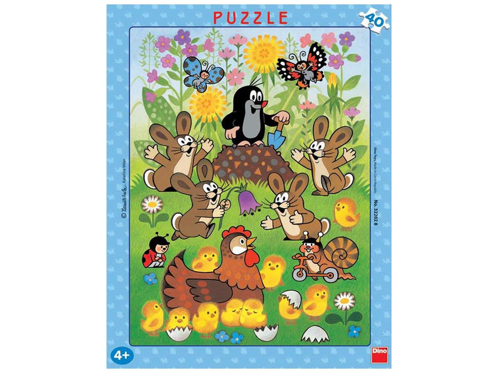 Puzzle Krtko a Veľká noc 40 dielikov