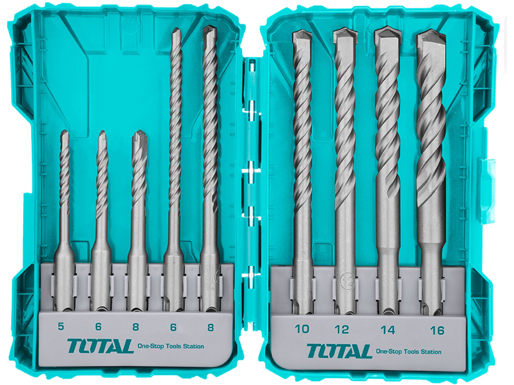 Sada vrtákov do betónu, SDS PLUS, TOTAL Industrial