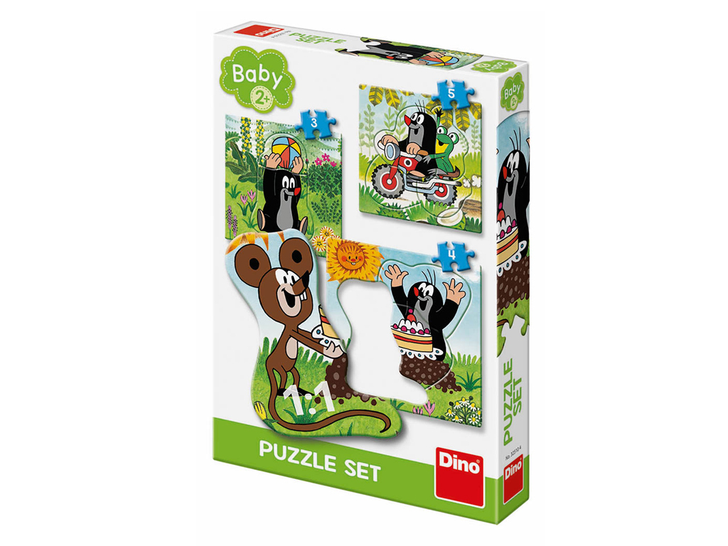 Baby puzzle Krtko na lúke 3/4/5 dielikov