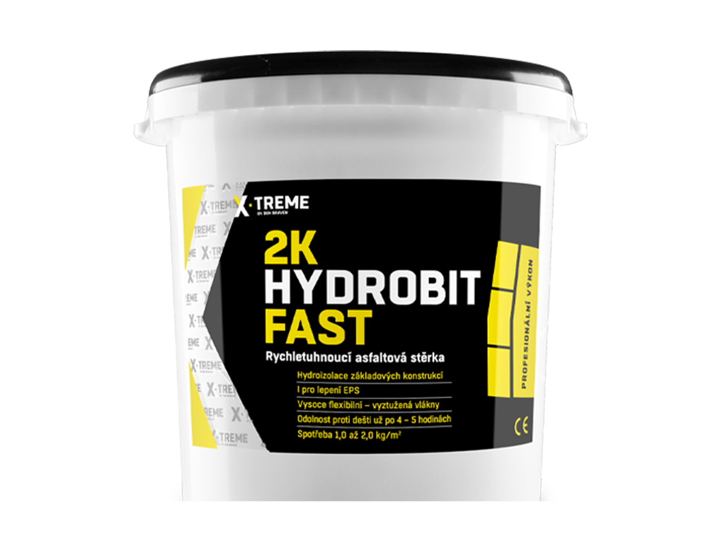 Stierka asfaltová rýchlotuhnúca, 2K Hydrobit Fast, Den Braven