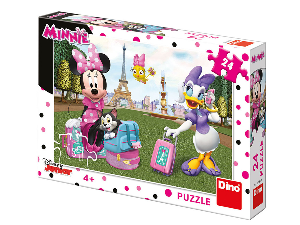 Puzzle Disney Minnie v Paríži 24 dielikov