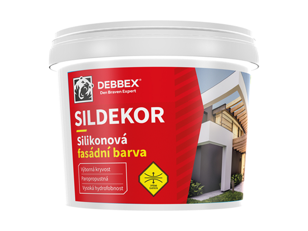 Farba fasádna silikónová SILDEKOR, Den Braven