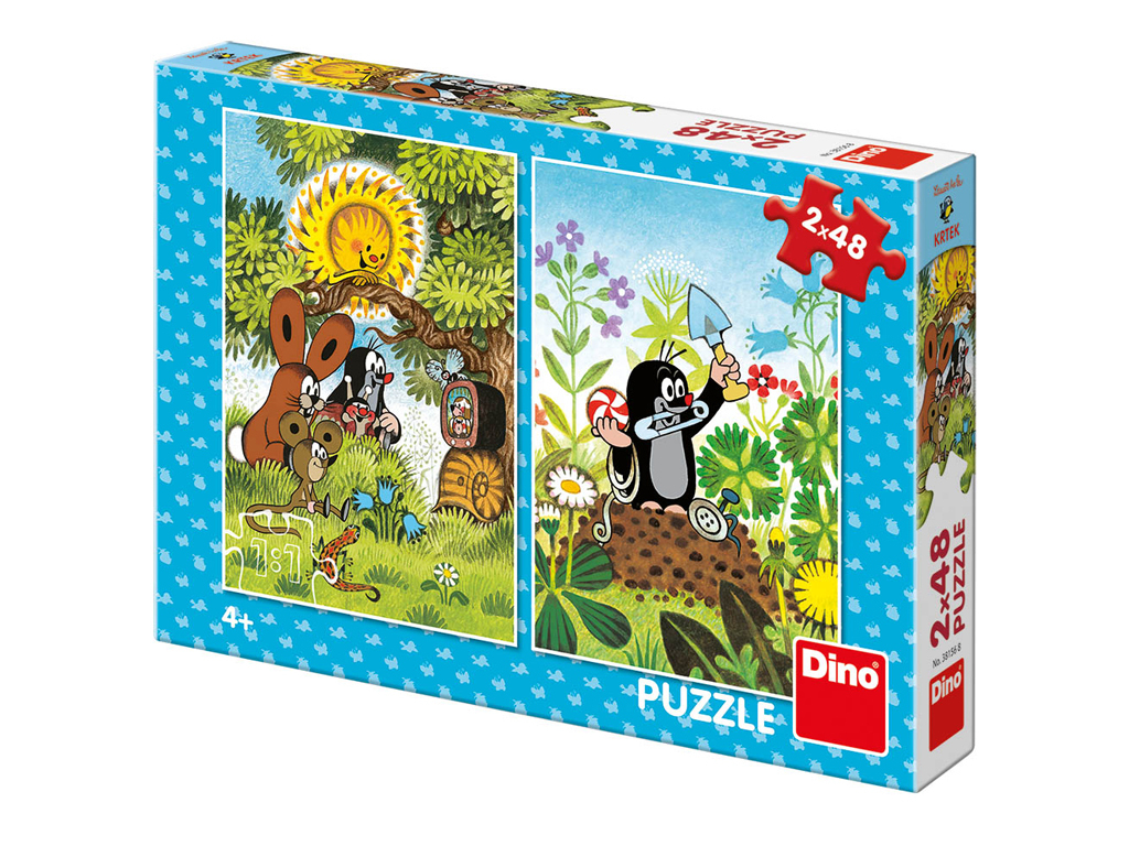 Puzzle Krtko 2x48 dielikov