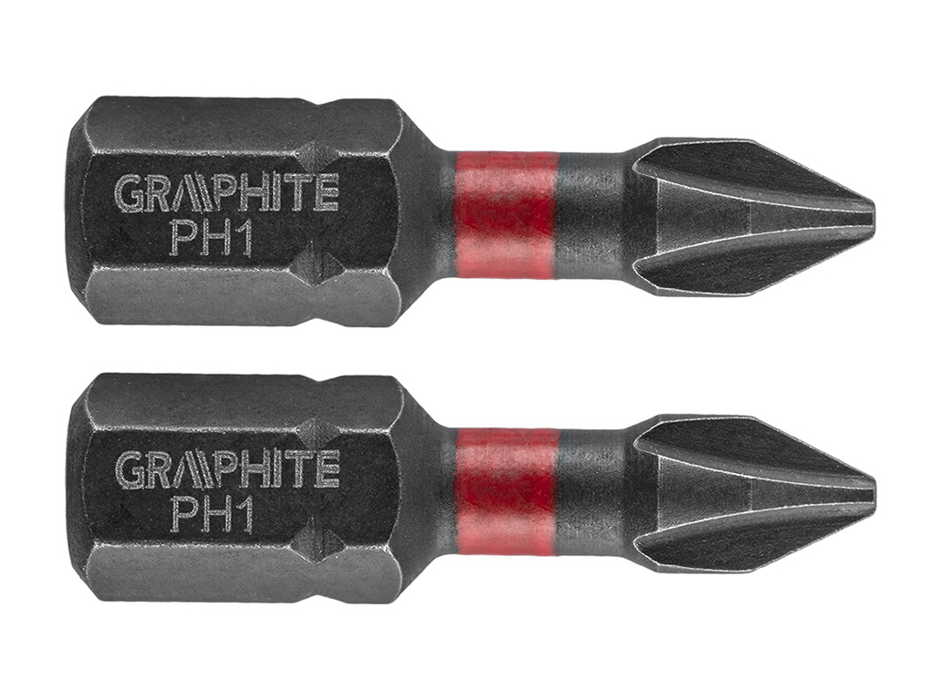 Bit krížový rázový Phillips, PH, GRAPHITE