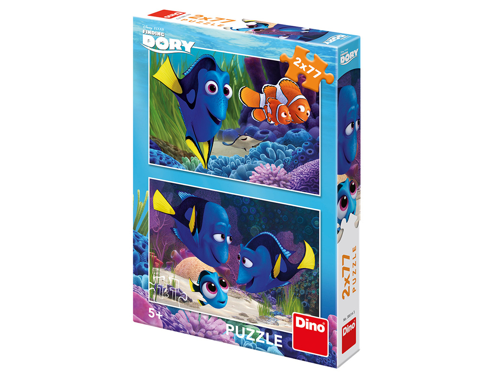 Puzzle Disney Dory sa našla 2x77 dielikov