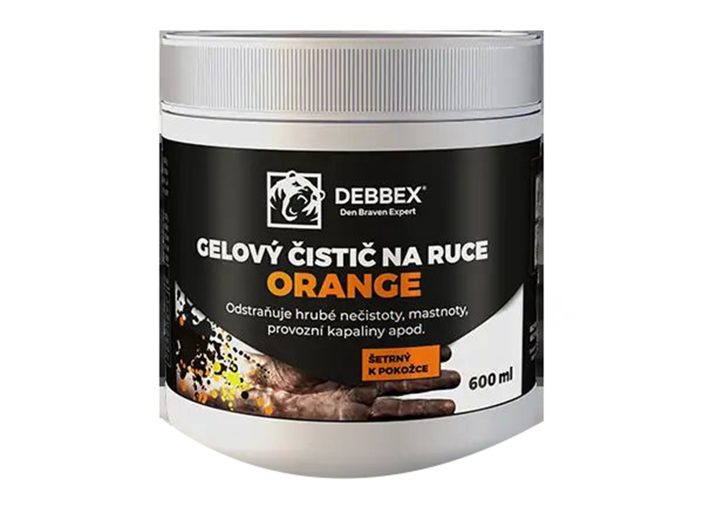 Čistič gélový na ruky ORANGE, Den Braven