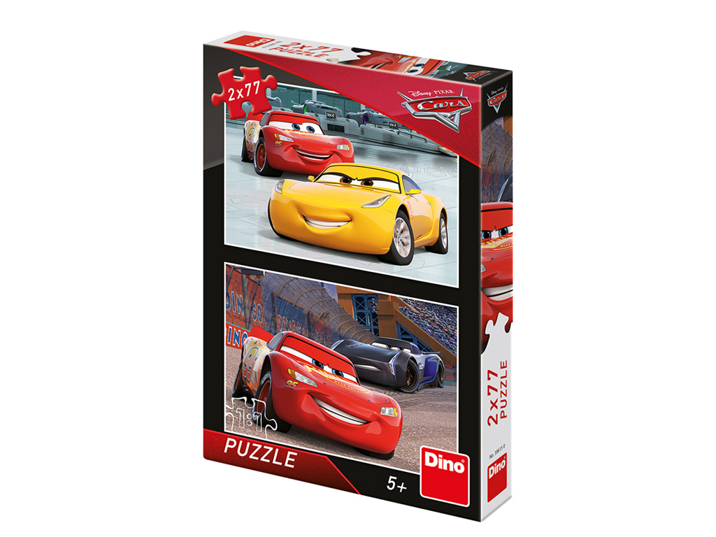 Puzzle Disney Cars 3: Pretekári 2x77 dielikov