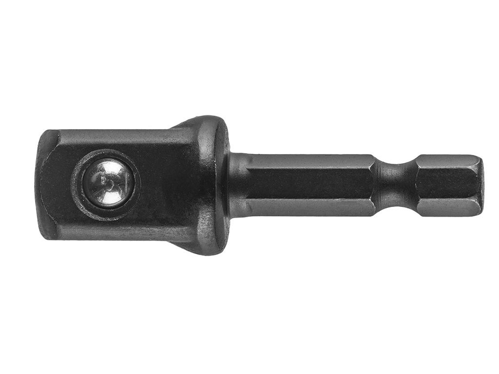 Adaptér rázový šesťhran 1/4" na štvorhran 1/2", GRAPHITE