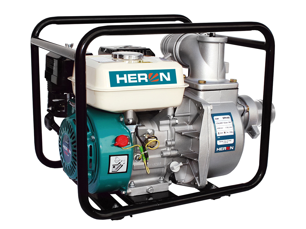 Čerpadlo motorové prúdové 6,5 HP, 1100 l/min., HERON