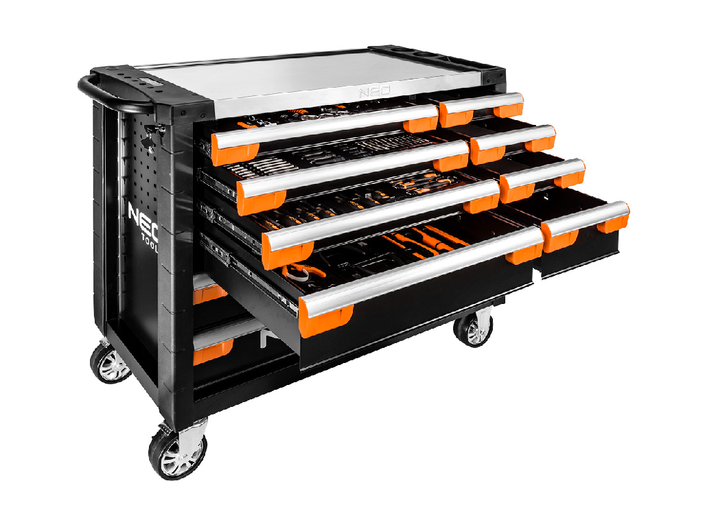 Vozík dielenský s náradím, profi, NEO tools