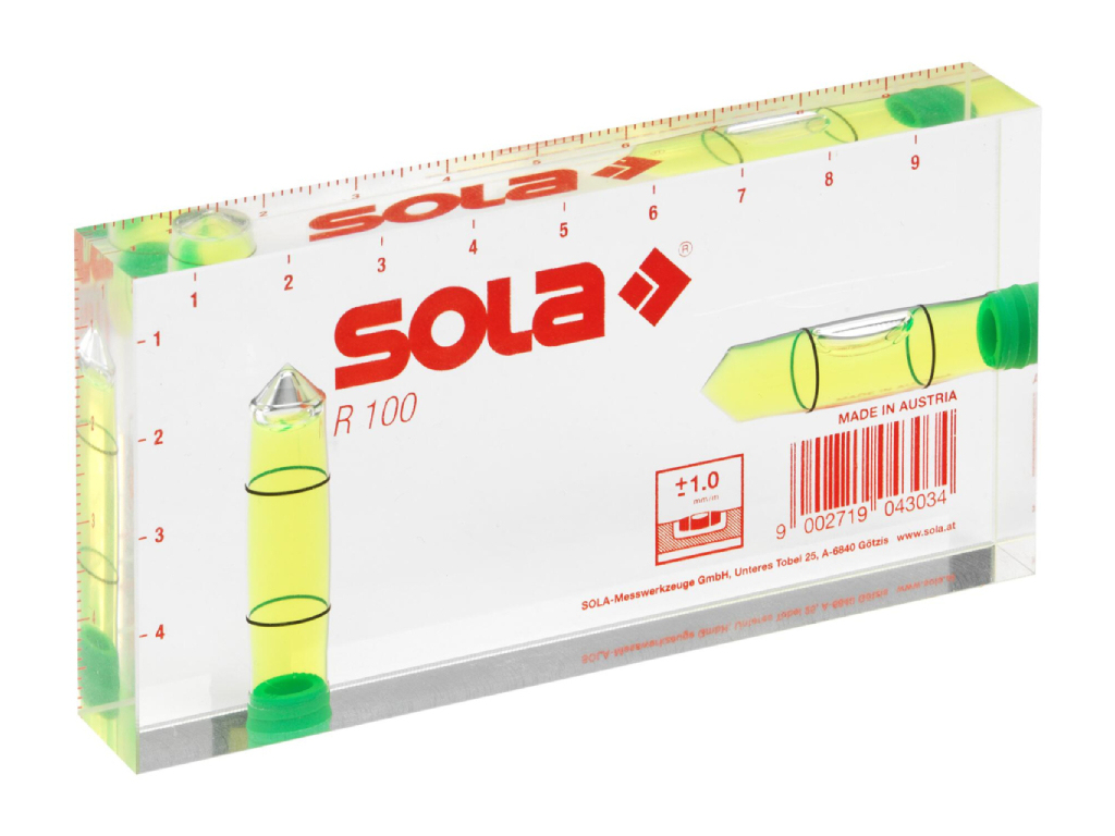 Vodováha vrecková R100, SOLA