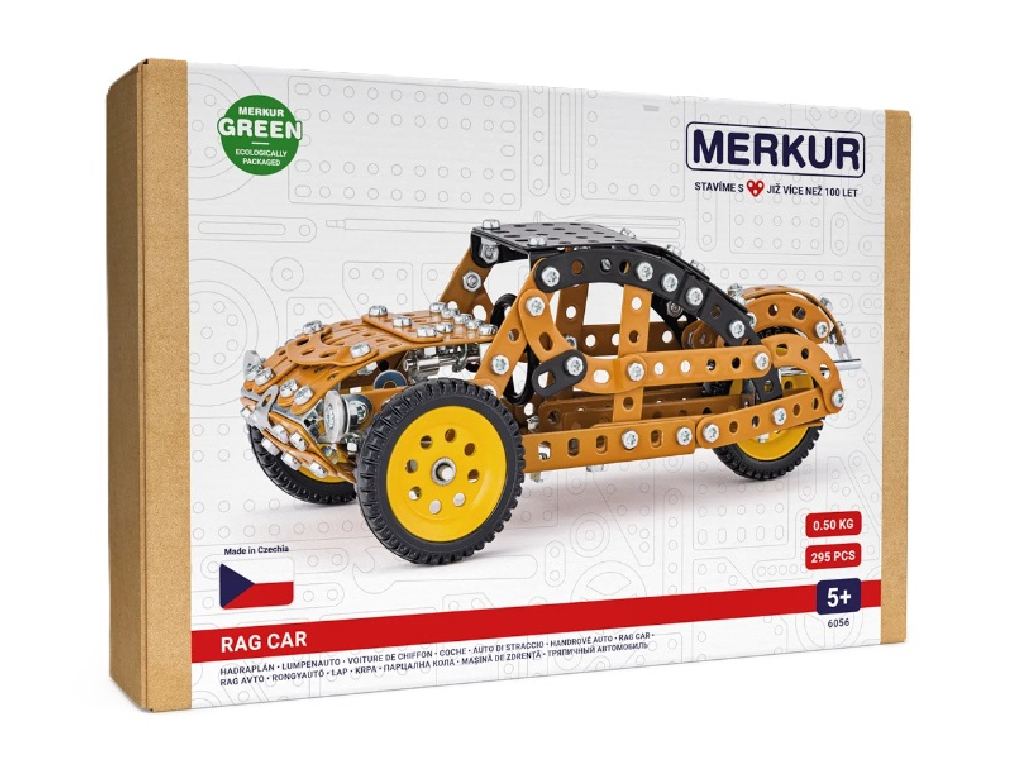 Merkur stavebnica - handrákoplán, 295 dielov