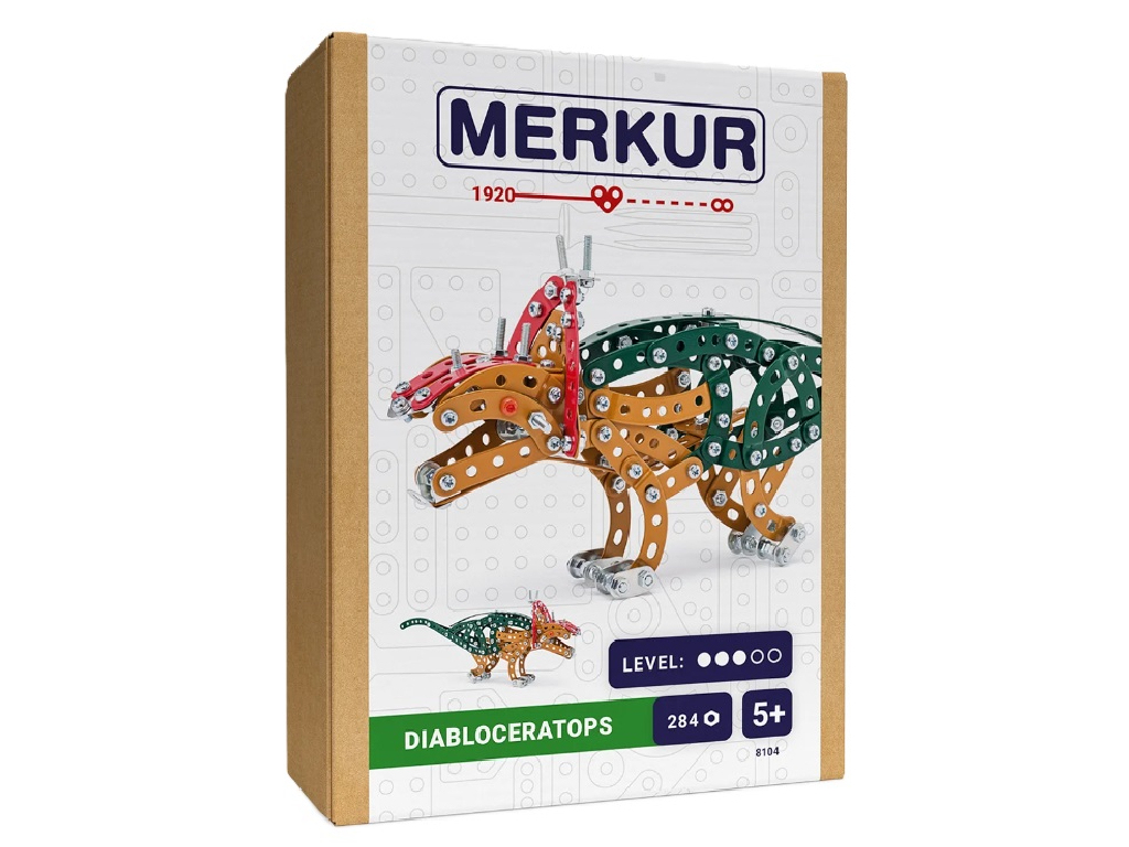 Merkur stavebnica - DINO - Diabloceratops, 284 dielov