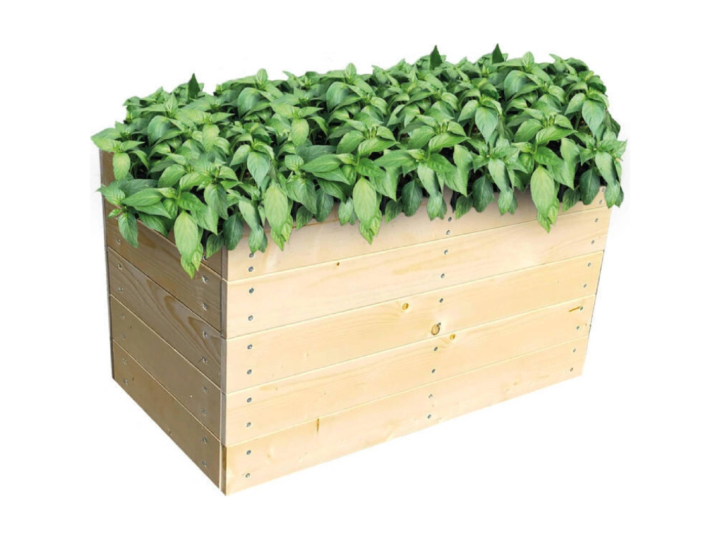 Záhon vyvýšený, drevo