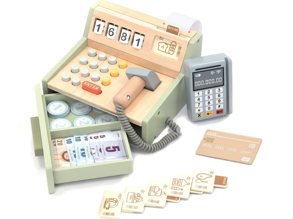 Pokladňa s príslušenstvom, UMU Toys