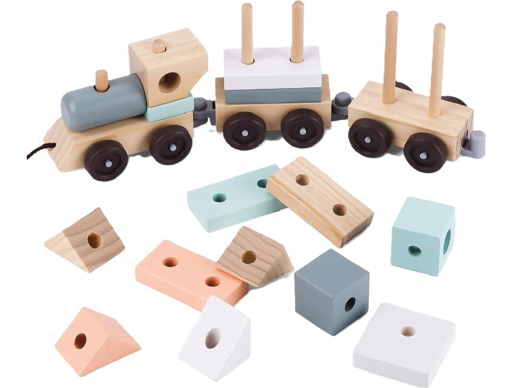 Vláčik s blokmi 2v1, UMU Toys
