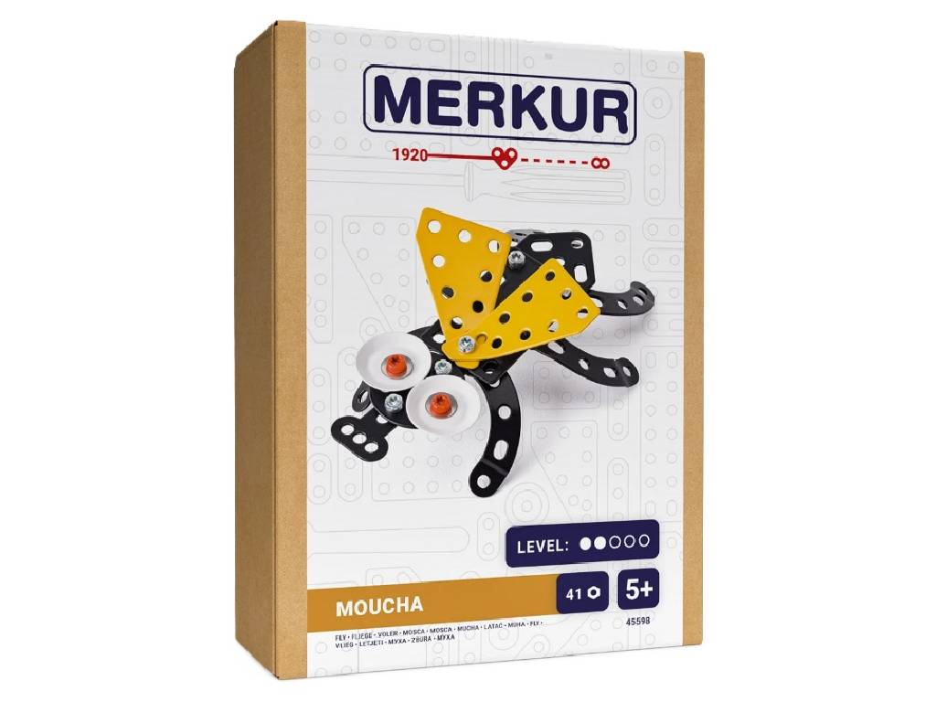 Merkur stavebnica - Chrobáčikovia - Mucha, 41 dielov