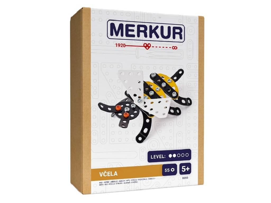 Merkur stavebnica - Chrobáčikovia - Včela, 55 dielov