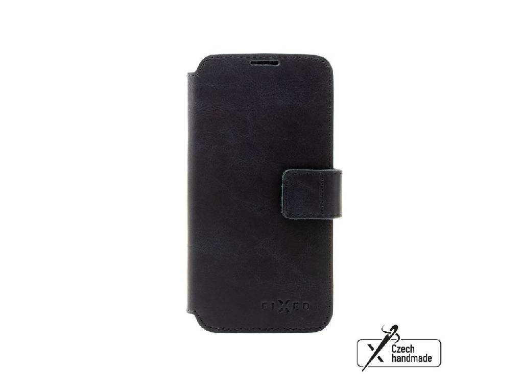 Kožené puzdro typu kniha FIXED ProFit pre Apple iPhone