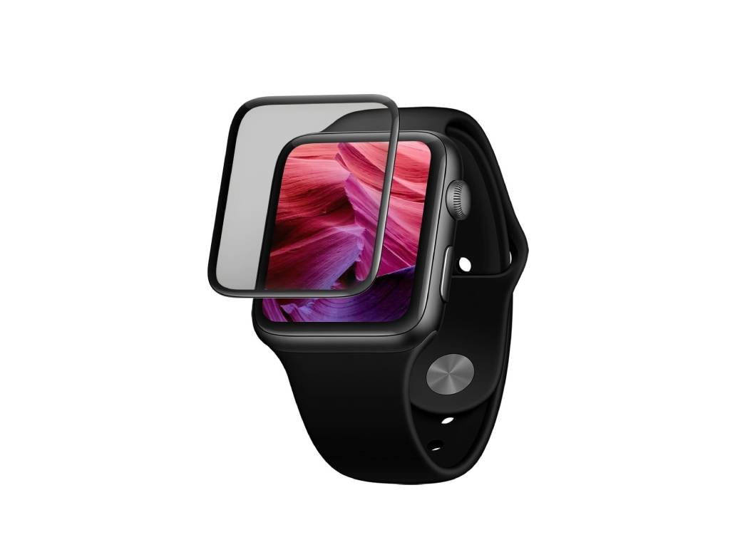 Ochranné tvrdené sklo FIXED 3D Full-Cover pre Apple Watch s aplikátorom