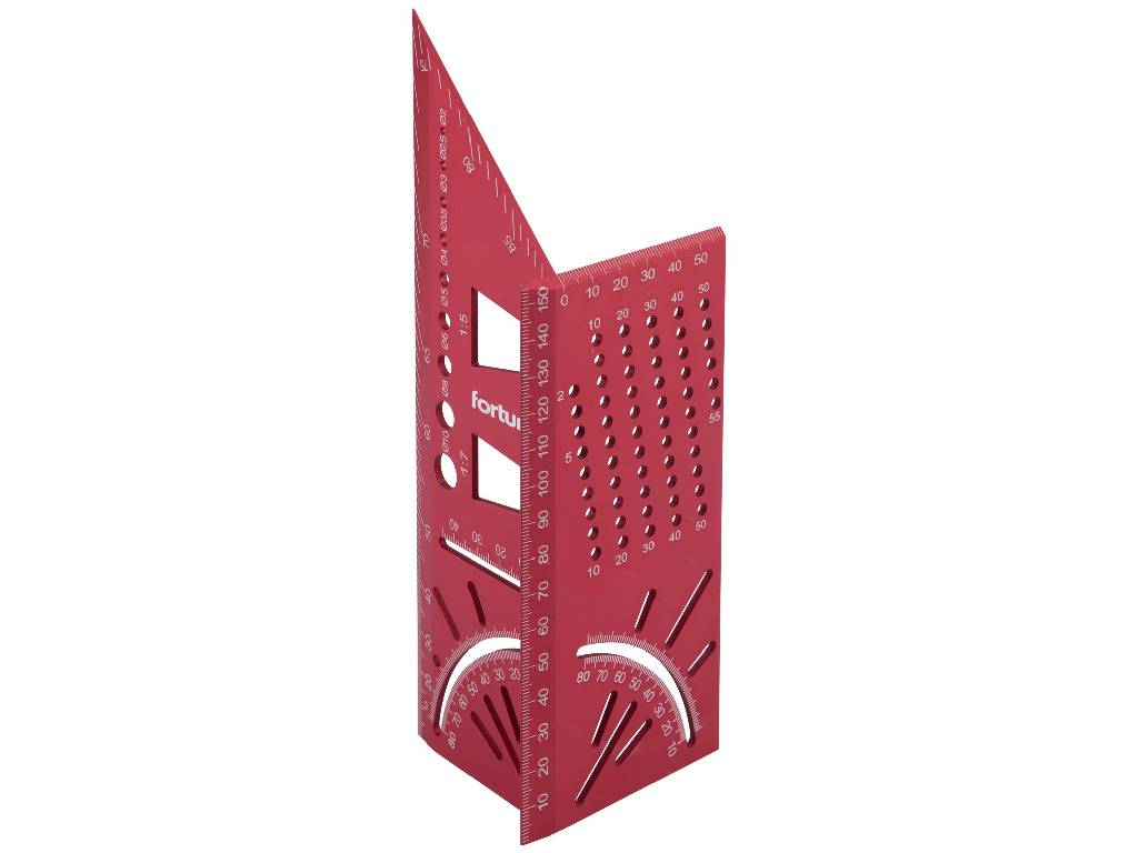 Uholník stolársky 3D viacúčelový, FORTUM