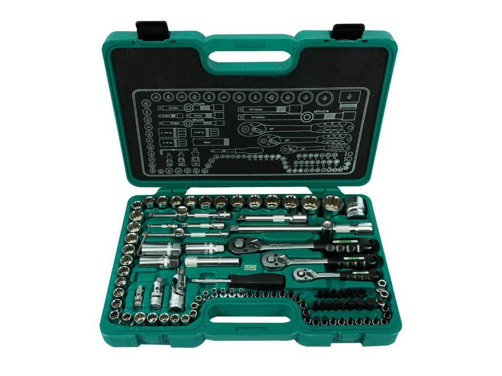 Gola sada 1/4", 3/8" a 1/2", 99 dielov, HONIDRIVER