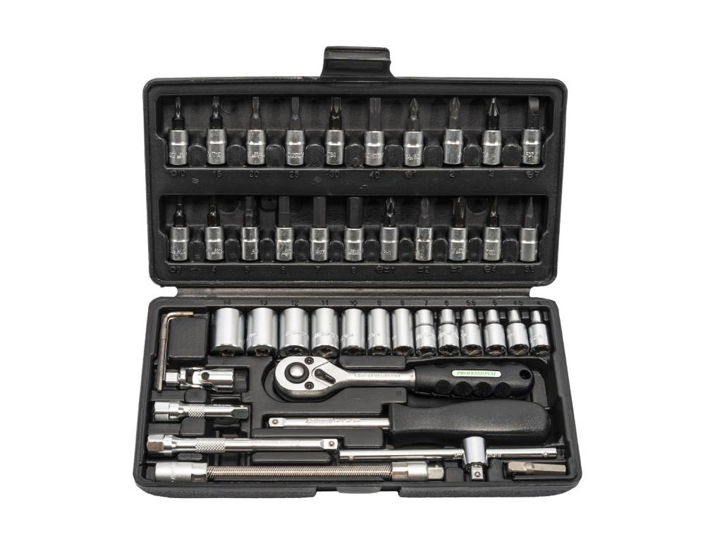 Gola sada 1/4", 46 dielov, HONITON