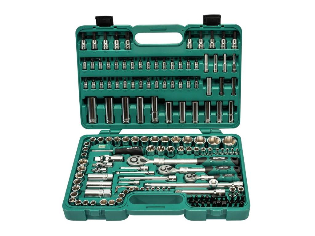 Gola sada 1/4", 3/8" a 1/2", 155 dielov, HONITON