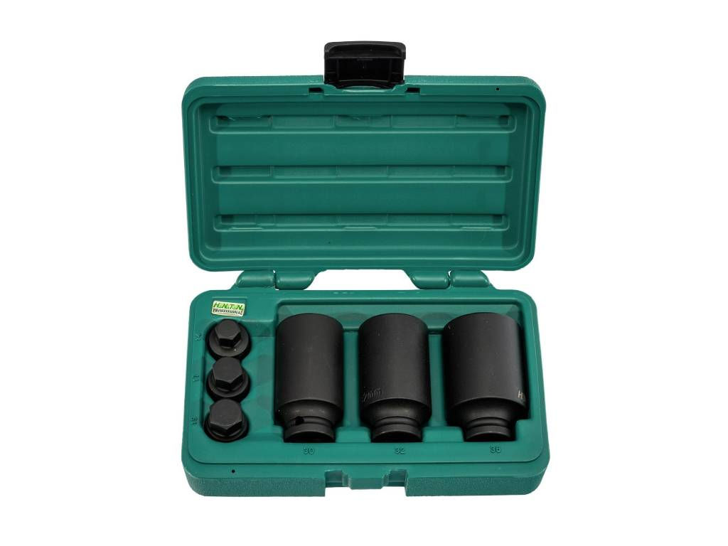Sada priemyselných predĺžených hlavíc 1/2”, 6 dielov, HONITON