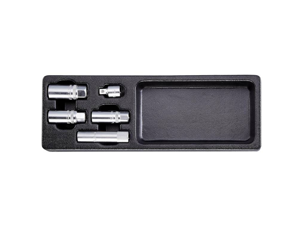 Modul A sada kľúčov na sviečky 3/8",1/2" pre dielenský vozík, 5 dielov, HONITON