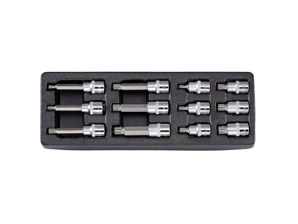 Modul A sada zástrčných hlavíc XZN 1/2” pre dielenský vozík, 12 dielov, HONITON