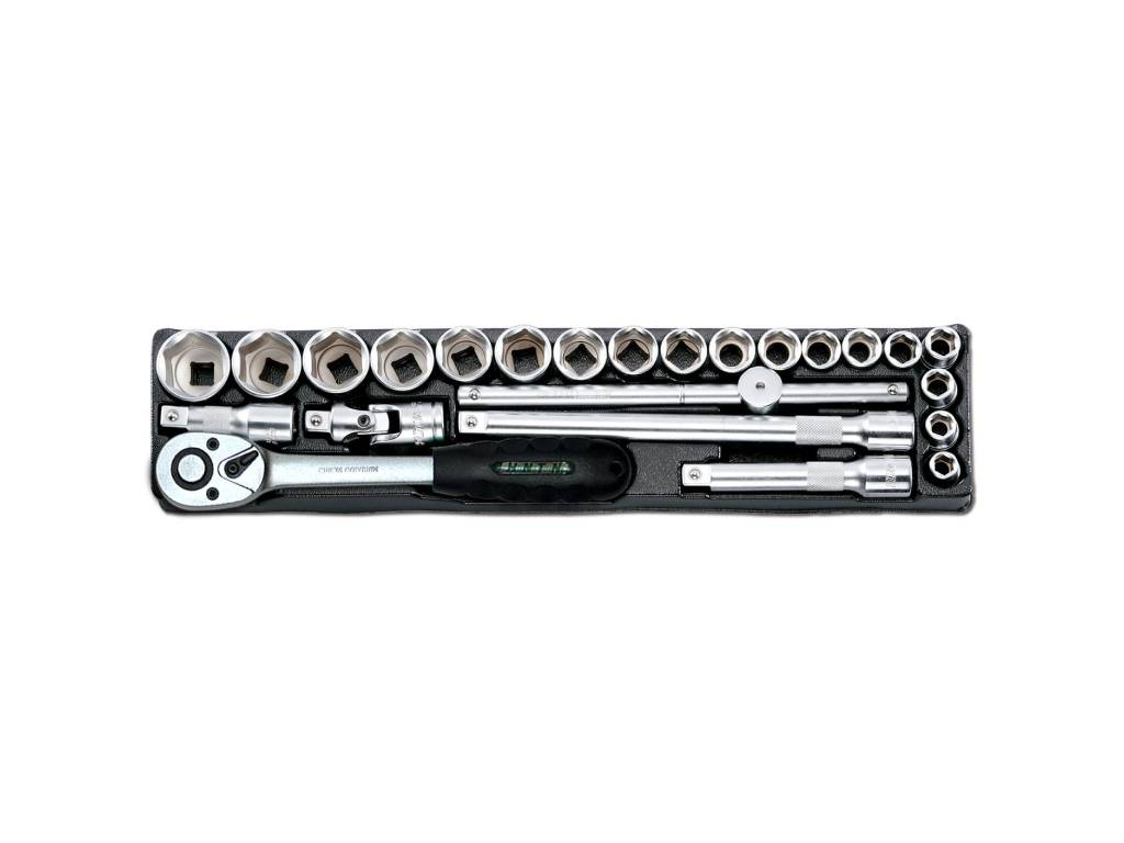 Modul sada šesťhranných hlavíc 1/2”, 24 dielov, HONITON