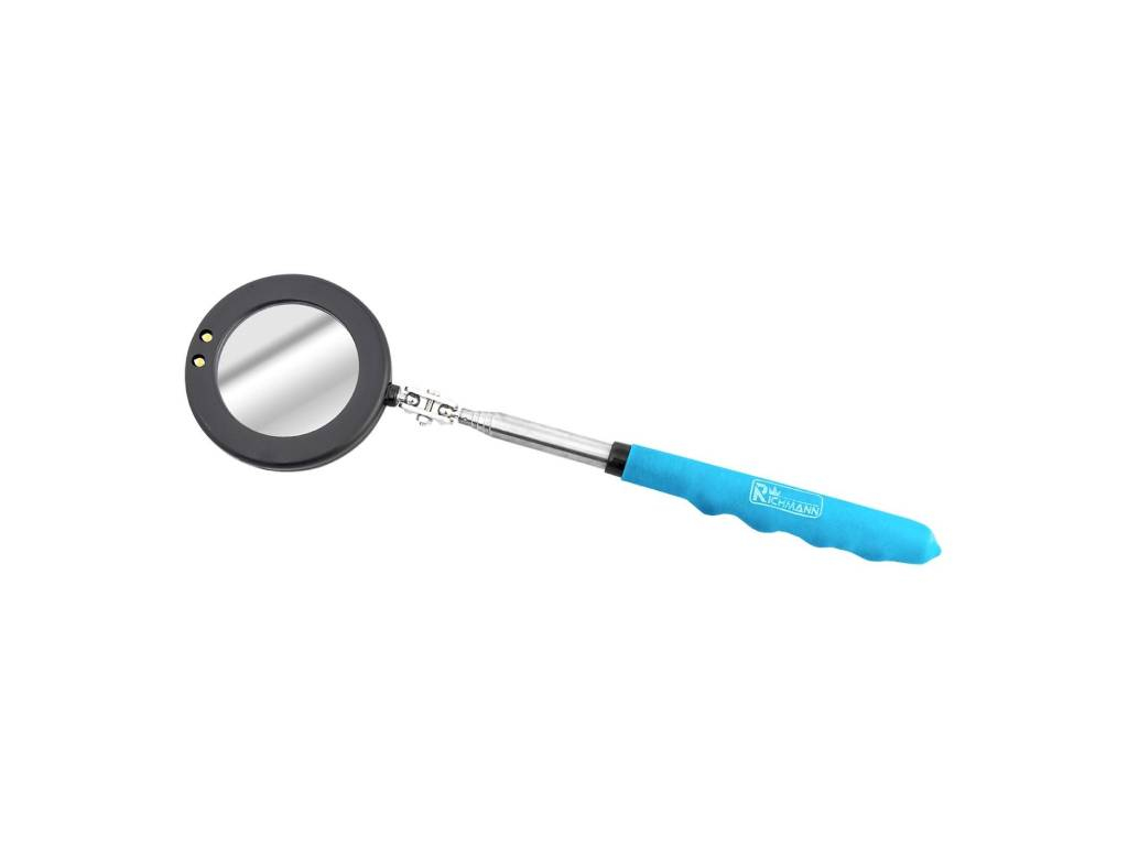 Zrkadielko okrúhle inšpekčné magnetické s LED diódami, RICHMANN