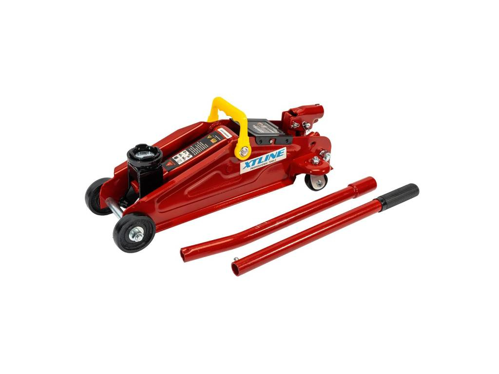 Zdvihák hydraulický pojazdný prenosný s kufrom, 2 t, XTLINE