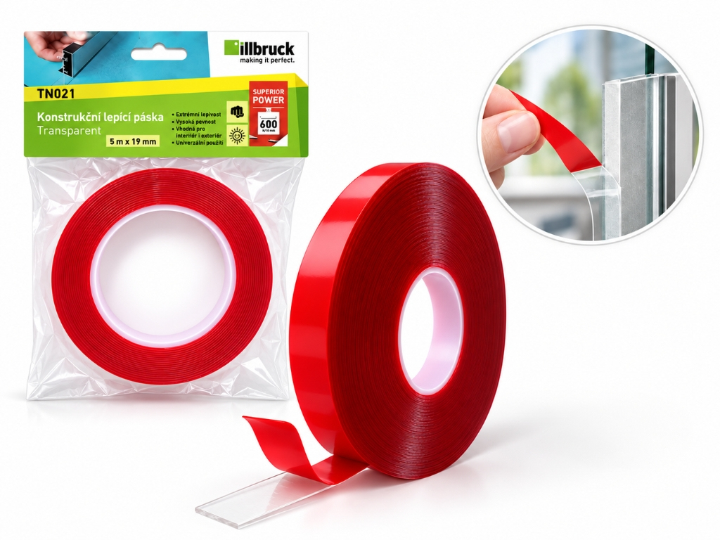 Páska akrylová penová, FOAMED ACRYLIC TAPE, Illbruck TN021